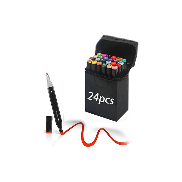 Set De Rotuladores 24kres  Permanent Ponta 1