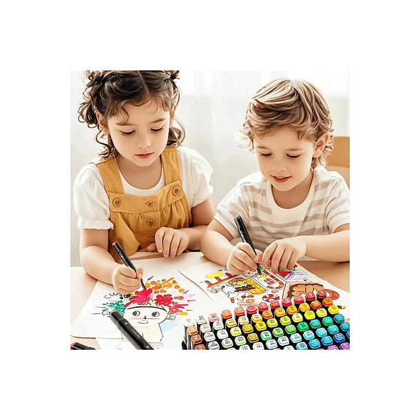 Set De Rotuladores 24kres  Permanent Ponta 4