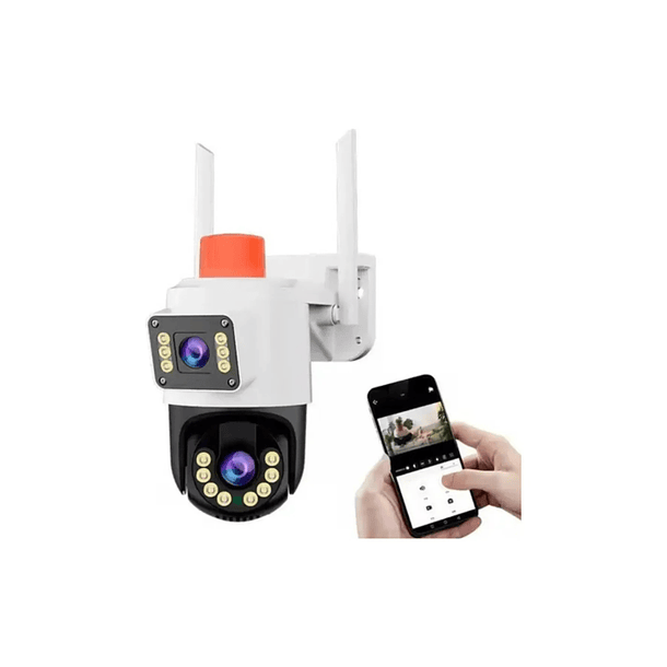 Cámara De Seguridad Dual Jortan 5g App Yoose 2 Antena Blanco 2