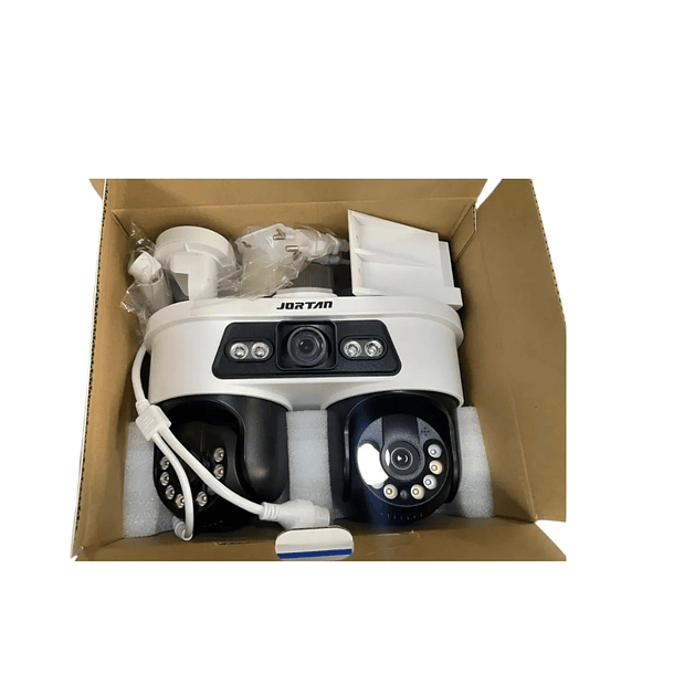 Cámara De Seguridad Jortan 8 5g Monitoreo Triple Lente 360° Blanco 3