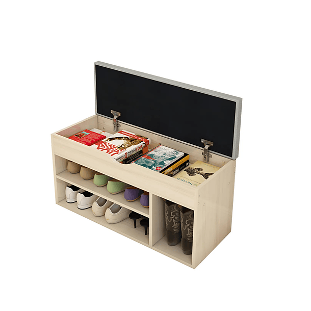 Zapatero Organizador Zapatos Banca Probador De Zapato Bota Color Arce CF240031 1