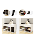 Zapatero Organizador Zapatos Banca Probador De Zapato Bota Color Arce CF240031 4