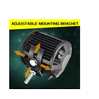 X2 Barra Focos Neblineros Led 18w Blanco Expansion Auto Moto 3