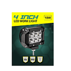 X2 Barra Focos Neblineros Led 18w Blanco Expansion Auto Moto 5