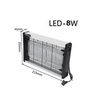 Lámpara Antimosquitos 8w Repelente De Mosquitos Atrapamoscas 8W 240 V  2