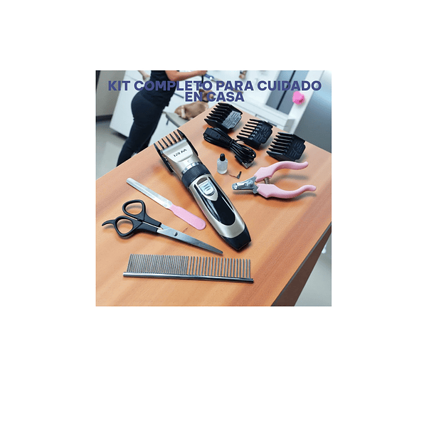 Maquina De Cortar Pelo Para Perros Mascotas Inalámbrica Irm Dorado Oscuro 2