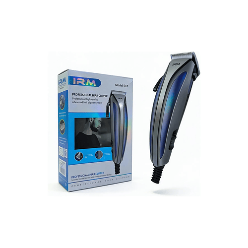 Máquina Cortapelo Irm 717 Profesional Inalámbrica Kit Negro
