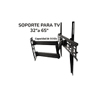 Soporte De Tv Brazo Ajustable De 32 A 65 Negro 3
