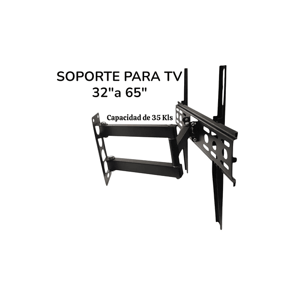 Soporte De Tv Brazo Ajustable De 32 A 65 Negro 3