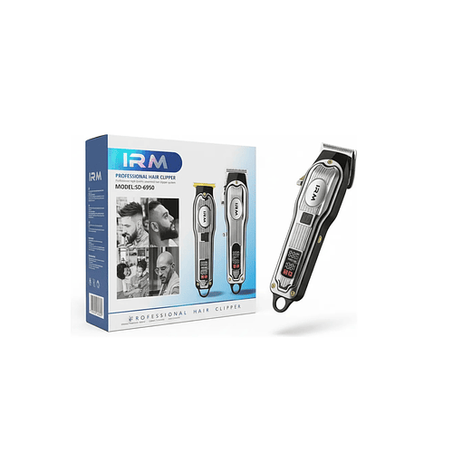 Kit Máquina Cortapelo Y Patillera Profesional Sd-6950
