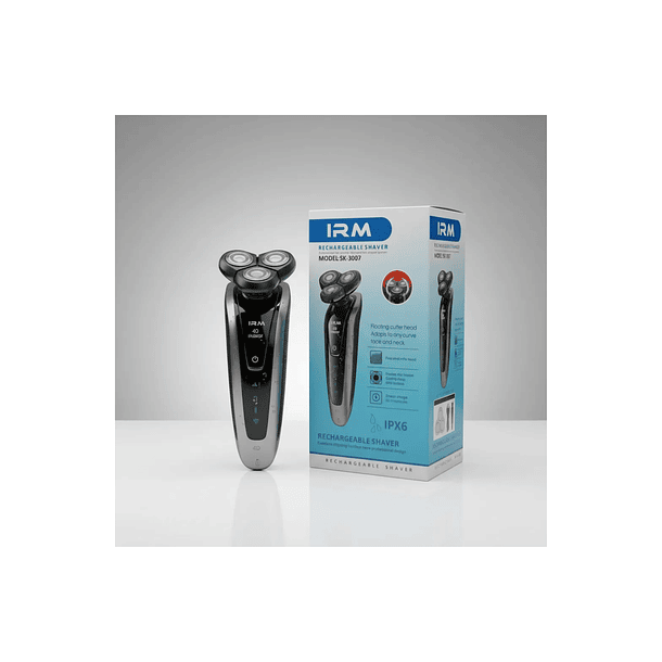 Afeitadora Eléctrica Sk-3007 Recargable Impermeable Ipx6 Neg 4