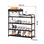 Organizador de Zapatos Mueble Ropa Zapatero Armable 5 Niveles 5