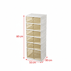 Organizador De Zapatos Con 2 Puertas 6niveles Transparentes  LC COD231726 4