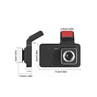 Cámara Auto Dual Delantera Trasera 1080p Nocturna Full Hd 3