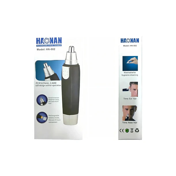 Depiladora Cortadora Nariz Orejas Hannan Color Negro Inalámbrica  4