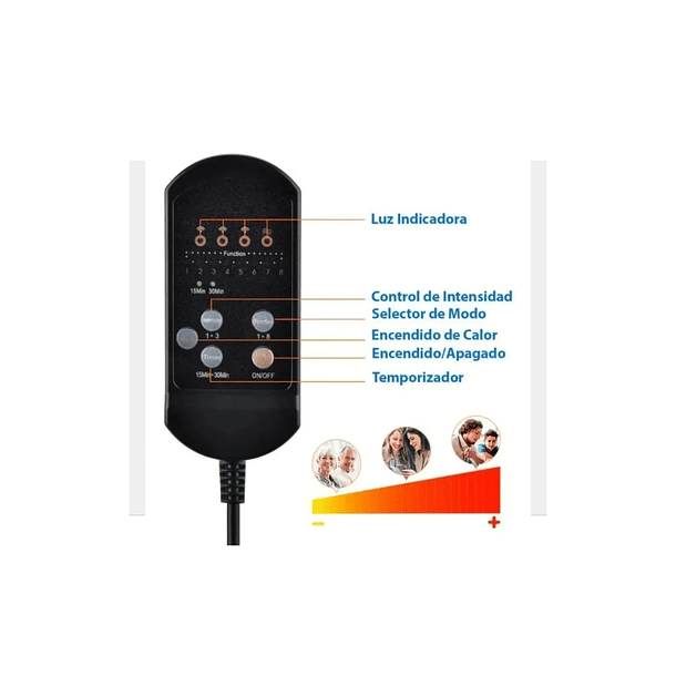 Masajeador Eléctrico Robotic Cushion Massage 4