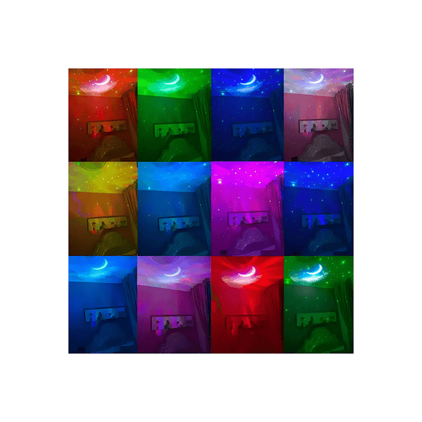 Luz Genérica Lampara y parlante astronauta color blanco 19cm x 9cm 4