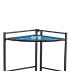 Estante Organizador Esquinero 4 Niveles Negro 3