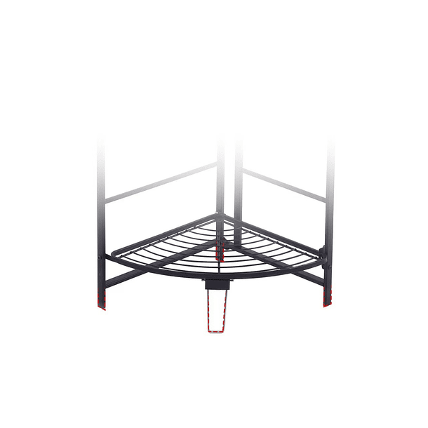 Estante Organizador Esquinero 4 Niveles Negro 5