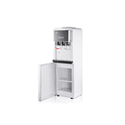 Dispensador De Agua Eléctrico Grande 3 En 1 Con Mini Nevera Blanco 3