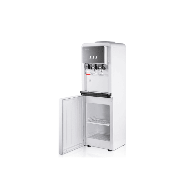 Dispensador De Agua Eléctrico Grande 3 En 1 Con Mini Nevera Blanco 3