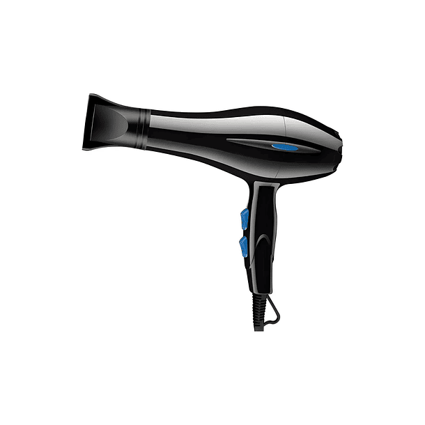 Secador De Cabello Profesional 4 Velocidades Voluminizador Negro 3