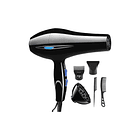 Secador De Cabello Profesional 4 Velocidades Voluminizador Negro 2