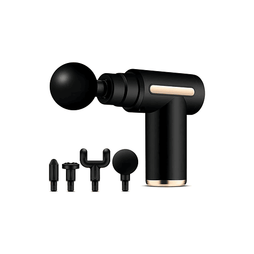 Pistola masajeadora para cuerpo Bivena Massageador Elétrico Massageador Portátil negro