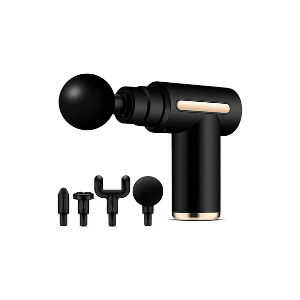 Pistola masajeadora para cuerpo Bivena Massageador Elétrico Massageador Portátil negro 1