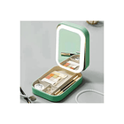 Cosmetiquero Organizado Maquillaje Espejo Y Luz Led Portátil Colores 2