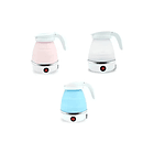 Hervidor Eléctrico Plegable De Silicona De 600 Ml Blanco Amc 1