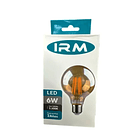 Ampolleta LED Filamento Vintage G95 6W Cálida E27 1