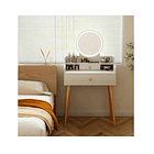 Tocador Moderno con Espejo LED y Cajones - 60x60x120 cm - Ideal para Dormitorio 5