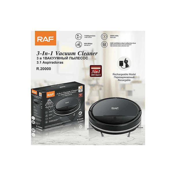 Aspiradora Robot 3 En 1 Raf Aspiradora Robot R.20000  4