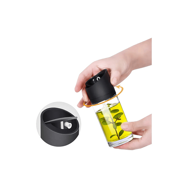 Especiero Giratorio 2 Niveles + Set 12 Piezas Condimenteros Negro 2