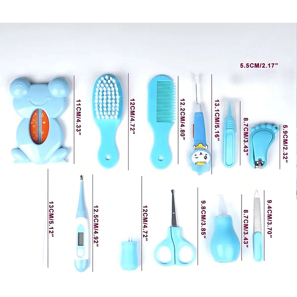Kit De Cuidado E Higiene Para Bebés Recién Nacidos 13 Piezas 3