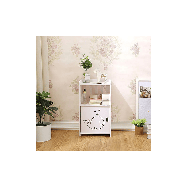 Velador Organizador Repisa Estante Niño Mesa De Noche 2