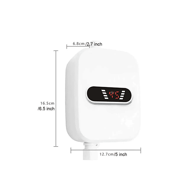 Calentador De Agua Eléctrico + Ducha Sin Tanque Instantanea  4