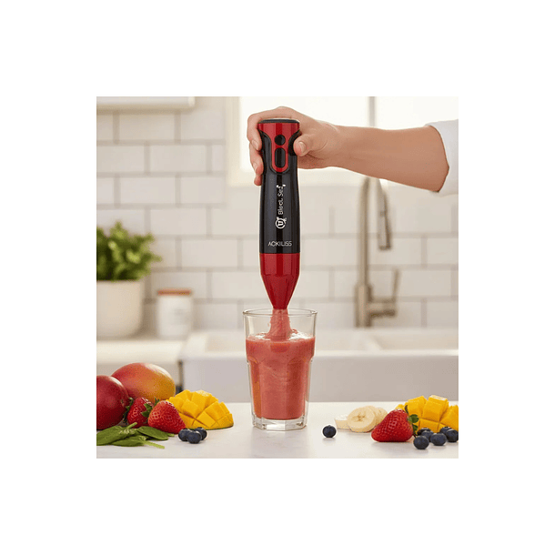 Mixer Batidora De Mano 5 En 1 Ackiliss 500w Con Accesorios 4