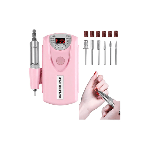 Mini Torno Kit profesional inalambrico manicura uñas