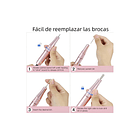 Mini Torno Kit profesional inalambrico manicura uñas 5