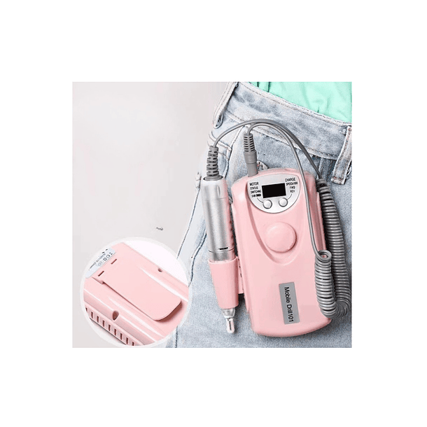 Mini Torno Kit profesional inalambrico manicura uñas 6