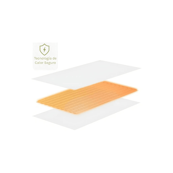 Calienta Camas 1 Plaza Blanco Gris 70x150 Cm Regulable 2