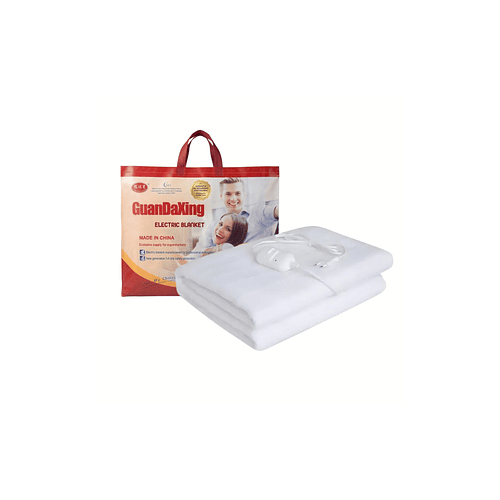 Calienta Camas 1 Plaza Blanco Gris 70x150 Cm Regulable