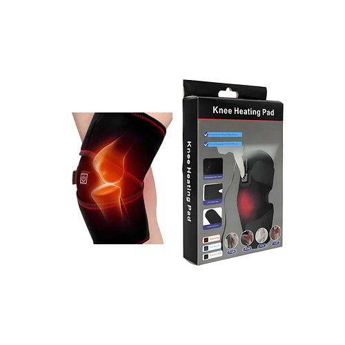 Rodillera Térmica Eléctrica | Masajeador Rodilla | Alivio Dolor Articular Artritis | Calor Ajustable USB | Recuperación Lesiones | Muslo y Pantorrilla