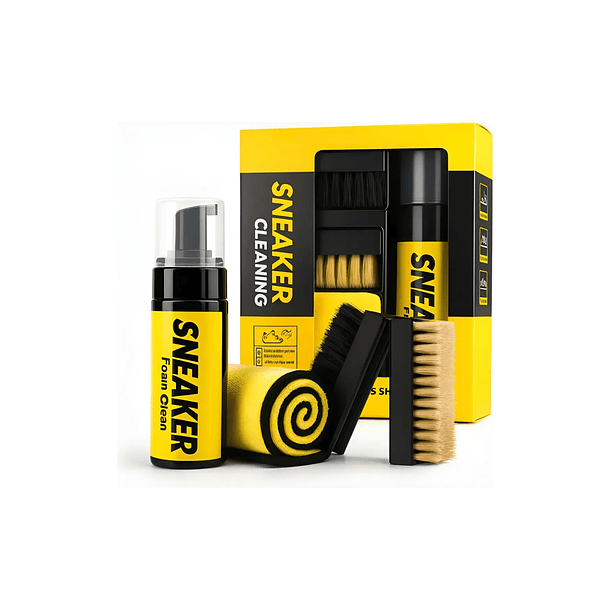 Kit De Limpieza Zapatillas Espuma Limpiadora Blanqueador 2