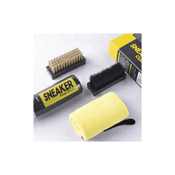 Kit De Limpieza Zapatillas Espuma Limpiadora Blanqueador 7