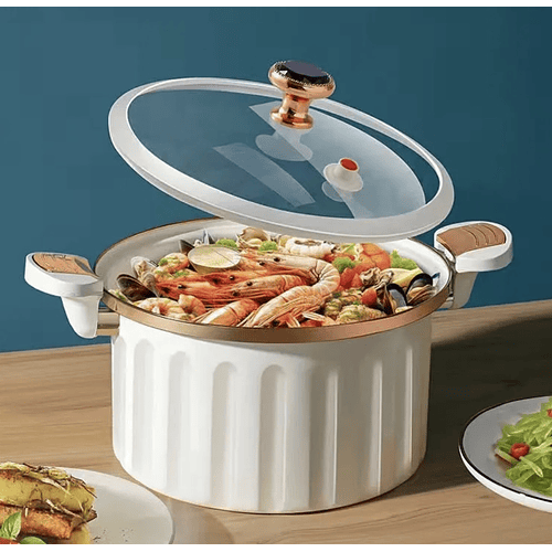 Olla Micropresurizada De 10 Litros 22 CM  Resistente Al Calor 