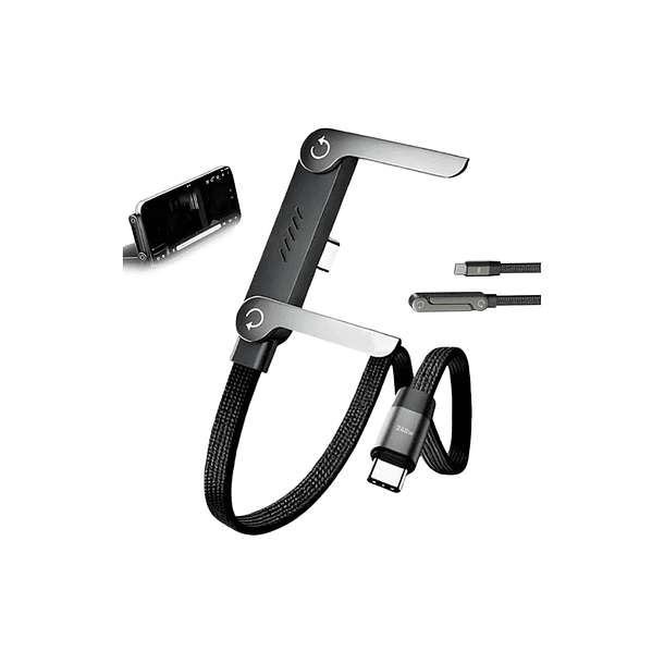 Cable De Carga Rápida USB A Tipo C | 6A 66W Super Charge | Diseño Reforzado Antidoblez | Carga Y Datos De Alta Velocidad | Compatible Con Carga Turbo 2
