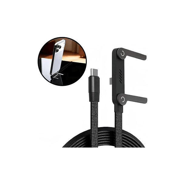 Cable De Carga Rápida USB A Tipo C | 6A 66W Super Charge | Diseño Reforzado Antidoblez | Carga Y Datos De Alta Velocidad | Compatible Con Carga Turbo 1